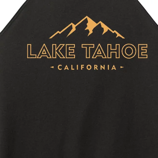 Lake Tahoe California Retro Mountain Souvenir Women’s Perfect Tri Rocker Tank