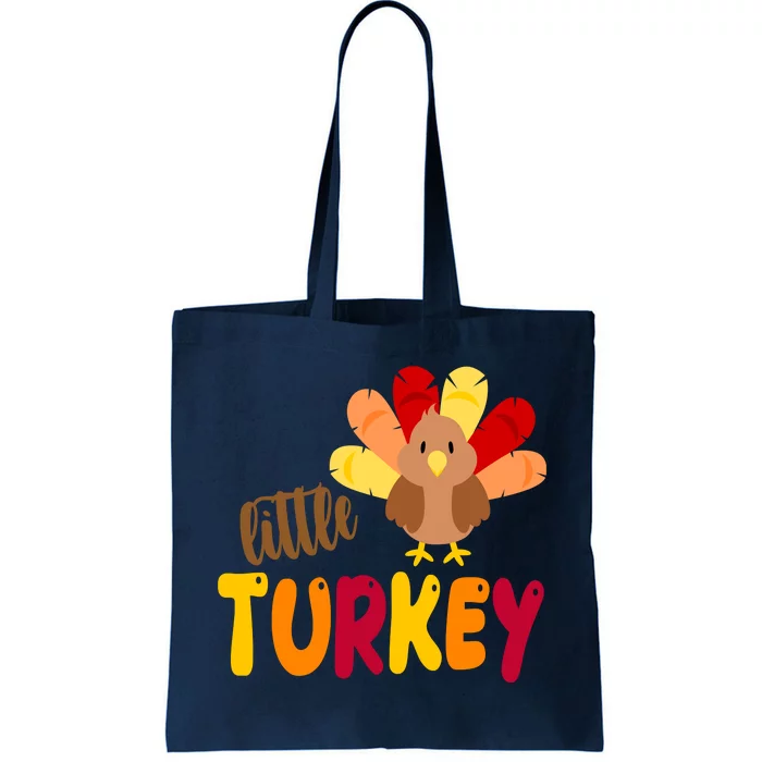 Little Turkey Cute Thanksgiving Holiday Tote Bag