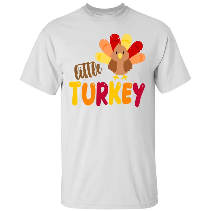 Little Turkey Cute Thanksgiving Holiday Tall T-Shirt