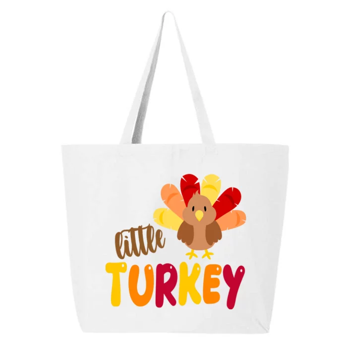 Little Turkey Cute Thanksgiving Holiday 25L Jumbo Tote