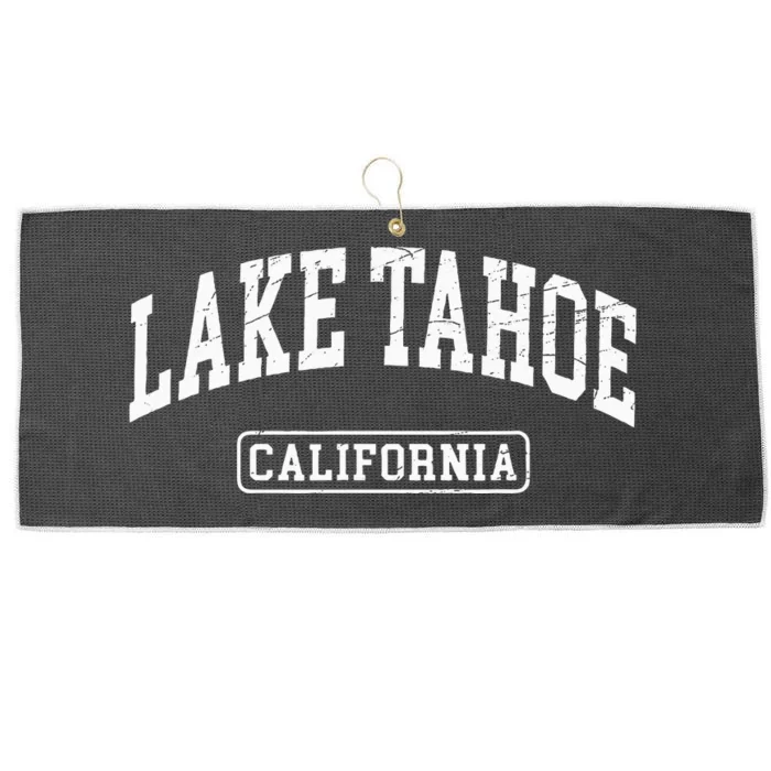 Lake Tahoe California Worn Design Style Classic Large Microfiber Waffle Golf Towel