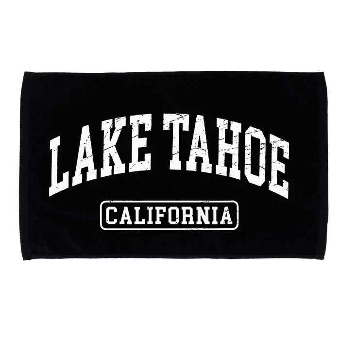 Lake Tahoe California Worn Design Style Classic Microfiber Hand Towel