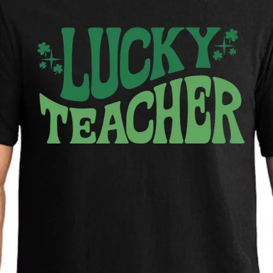 Lucky Teacher Cute St Patricks Day Pajama Set