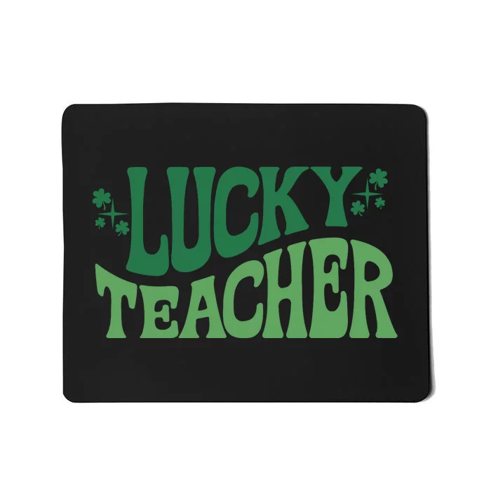 Lucky Teacher Cute St Patricks Day Mousepad