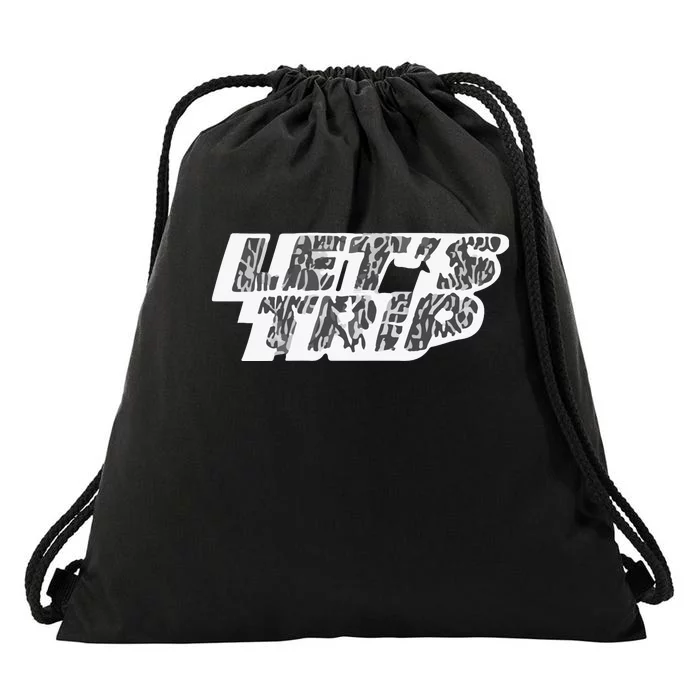 Lets Trip Crocodile Alligators Drawstring Bag