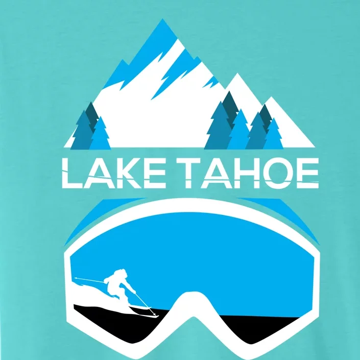 Lake Tahoe California Gift Ski Goggles Skiing Gift Clothes ChromaSoft Performance T-Shirt