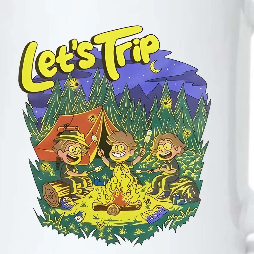 Let’S Trip Campfire Black Color Changing Mug