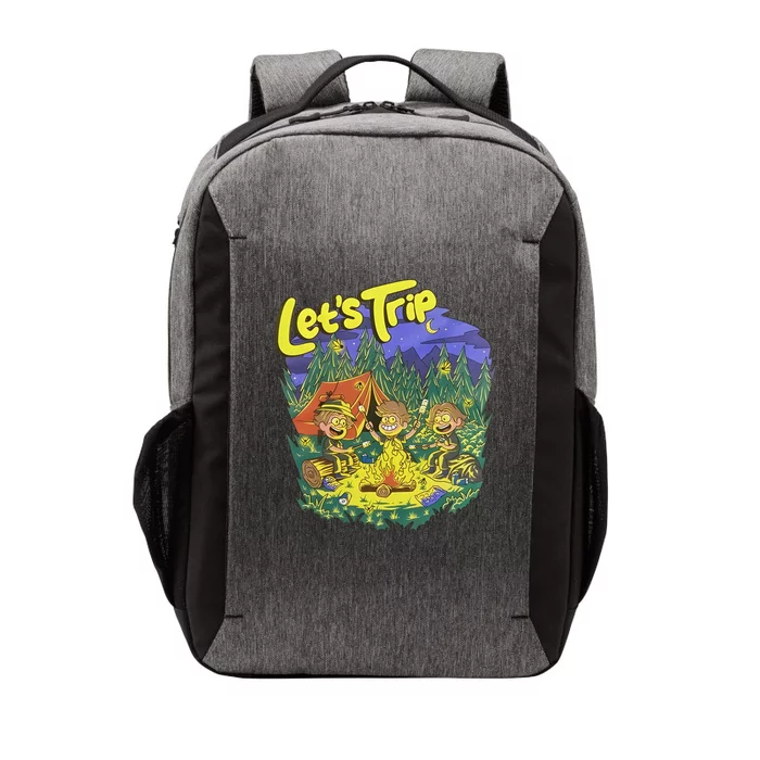 Let’S Trip Campfire Vector Backpack