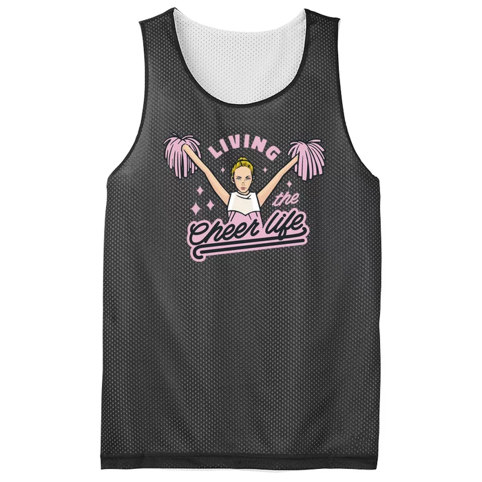 Living The Cheer Life Mesh Reversible Basketball Jersey Tank