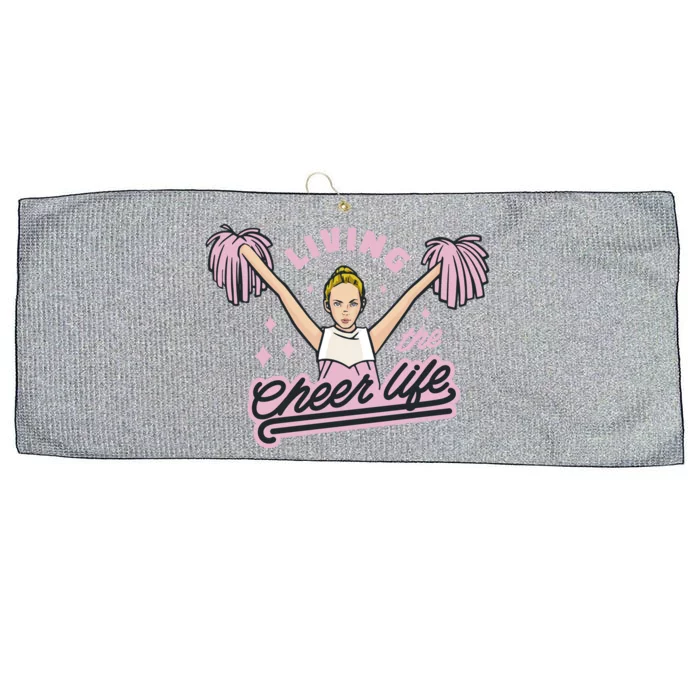 Living The Cheer Life Large Microfiber Waffle Golf Towel