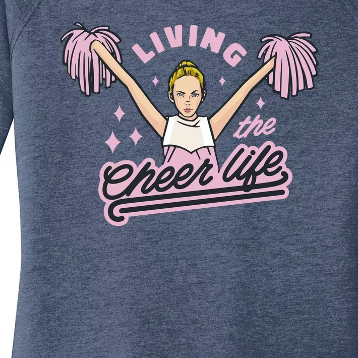 Living The Cheer Life Women's Perfect Tri Tunic Long Sleeve Shirt