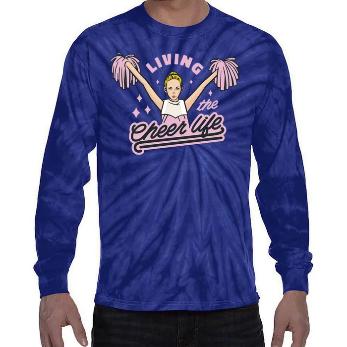 Living The Cheer Life Tie-Dye Long Sleeve Shirt