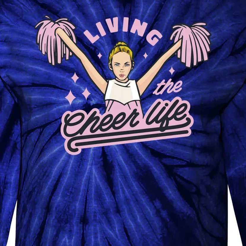 Living The Cheer Life Tie-Dye Long Sleeve Shirt