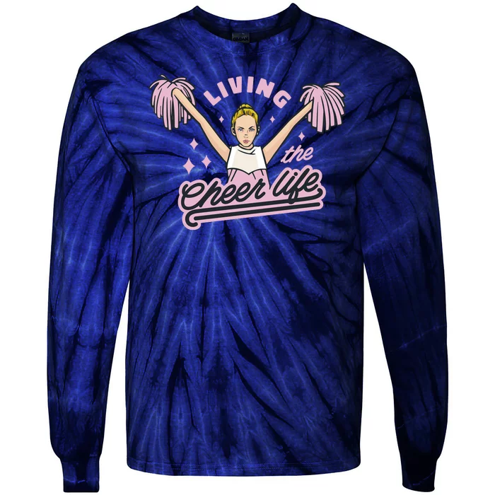 Living The Cheer Life Tie-Dye Long Sleeve Shirt