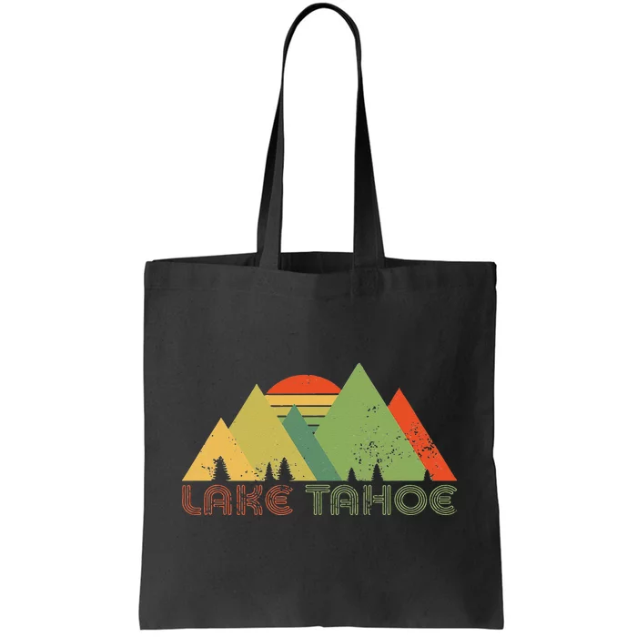 Lake Tahoe California Nevada Mountain Skiing Ski CA Tote Bag