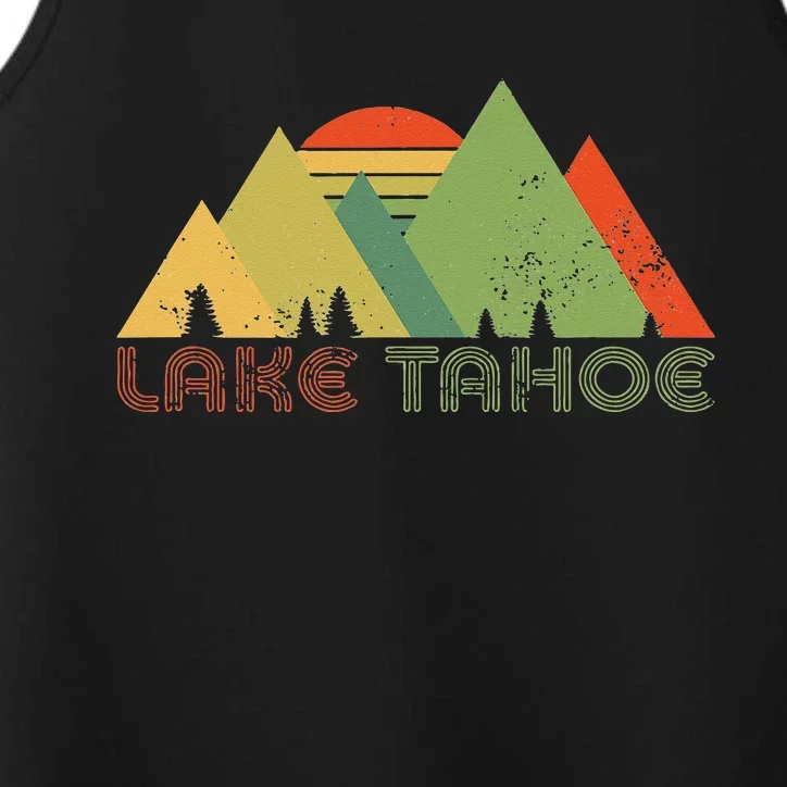 Lake Tahoe California Nevada Mountain Skiing Ski CA Performance Tank