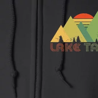 Lake Tahoe California Nevada Mountain Skiing Ski CA Full Zip Hoodie