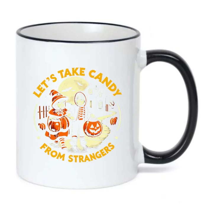 LetS Take Candy From Strangers Funny Halloween Black Color Changing Mug