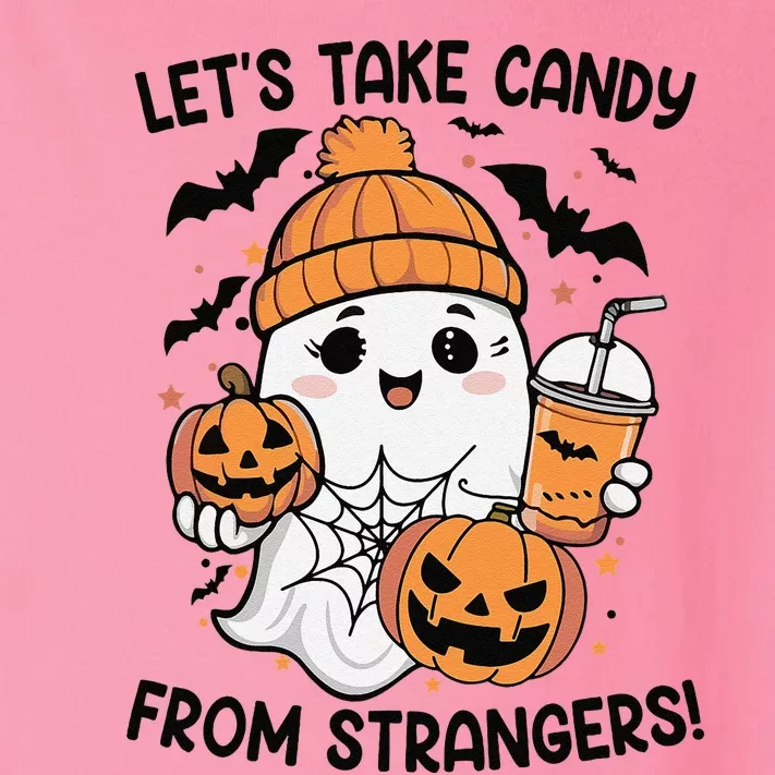 LetS Take Candy From Strangers Funny Halloween Toddler Long Sleeve Shirt