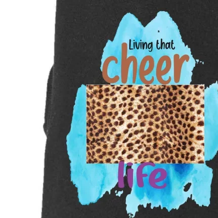 Living That Cheer Mom Life Doggie 3-End Fleece Hoodie