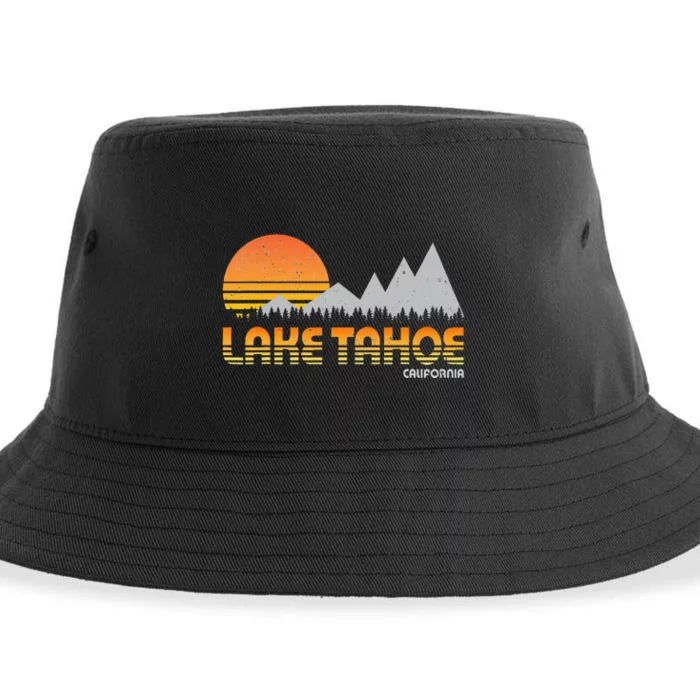 Lake Tahoe California Mountain Lake Life Sustainable Bucket Hat