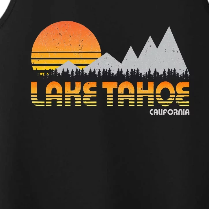 Lake Tahoe California Mountain Lake Life Performance Tank