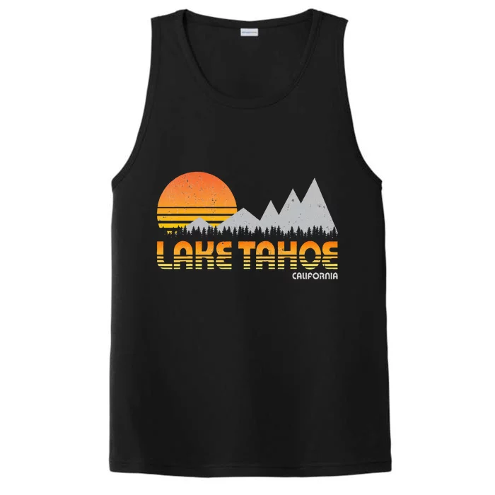 Lake Tahoe California Mountain Lake Life Performance Tank