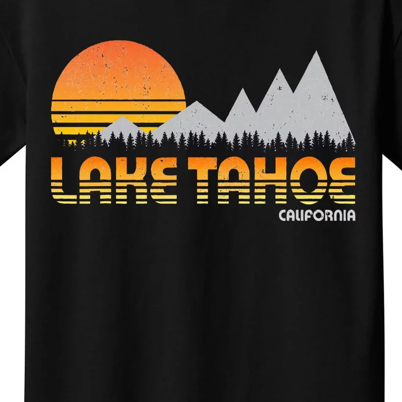 Lake Tahoe California Mountain Lake Life Kids T-Shirt