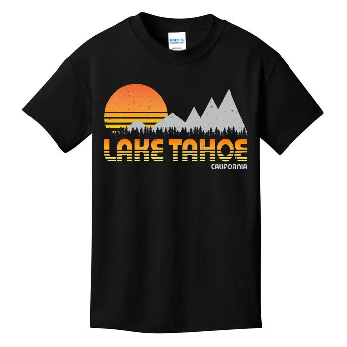 Lake Tahoe California Mountain Lake Life Kids T-Shirt