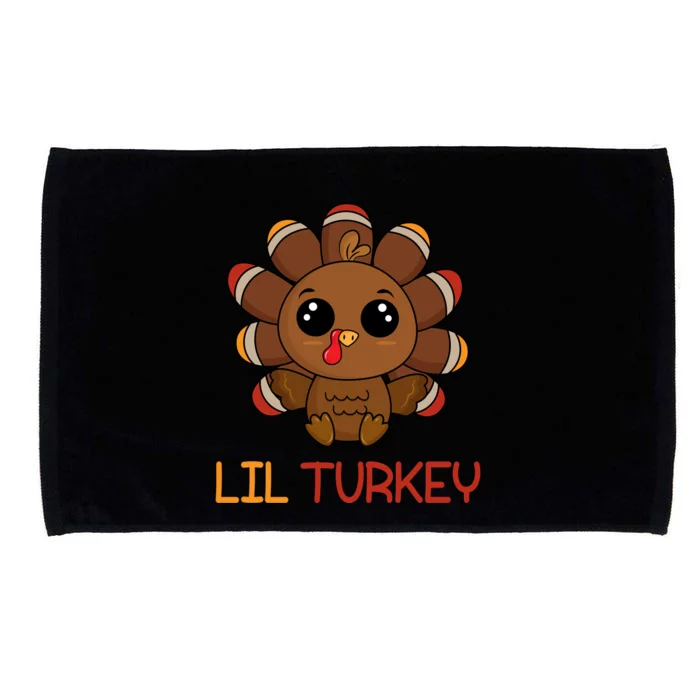 Lil Turkey Cute Thanksgiving Microfiber Hand Towel