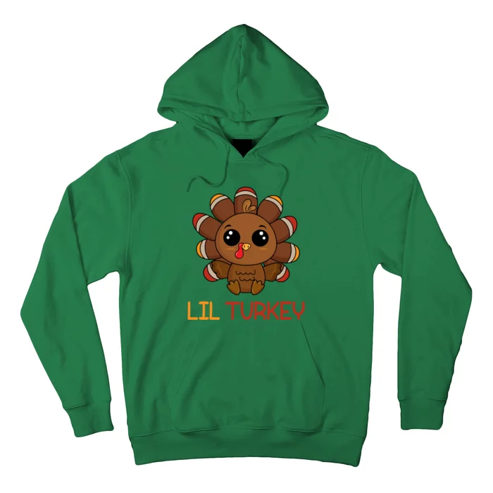 Lil Turkey Cute Thanksgiving Hoodie