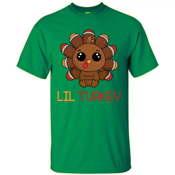 Lil Turkey Cute Thanksgiving Tall T-Shirt