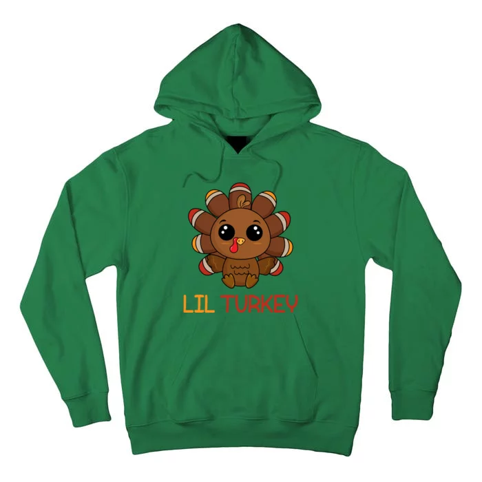 Lil Turkey Cute Thanksgiving Tall Hoodie