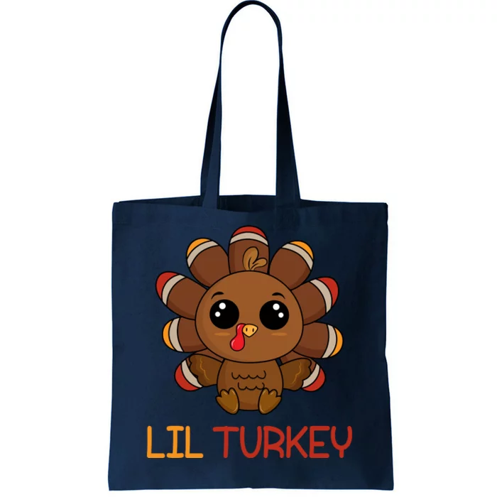 Lil Turkey Cute Thanksgiving Tote Bag