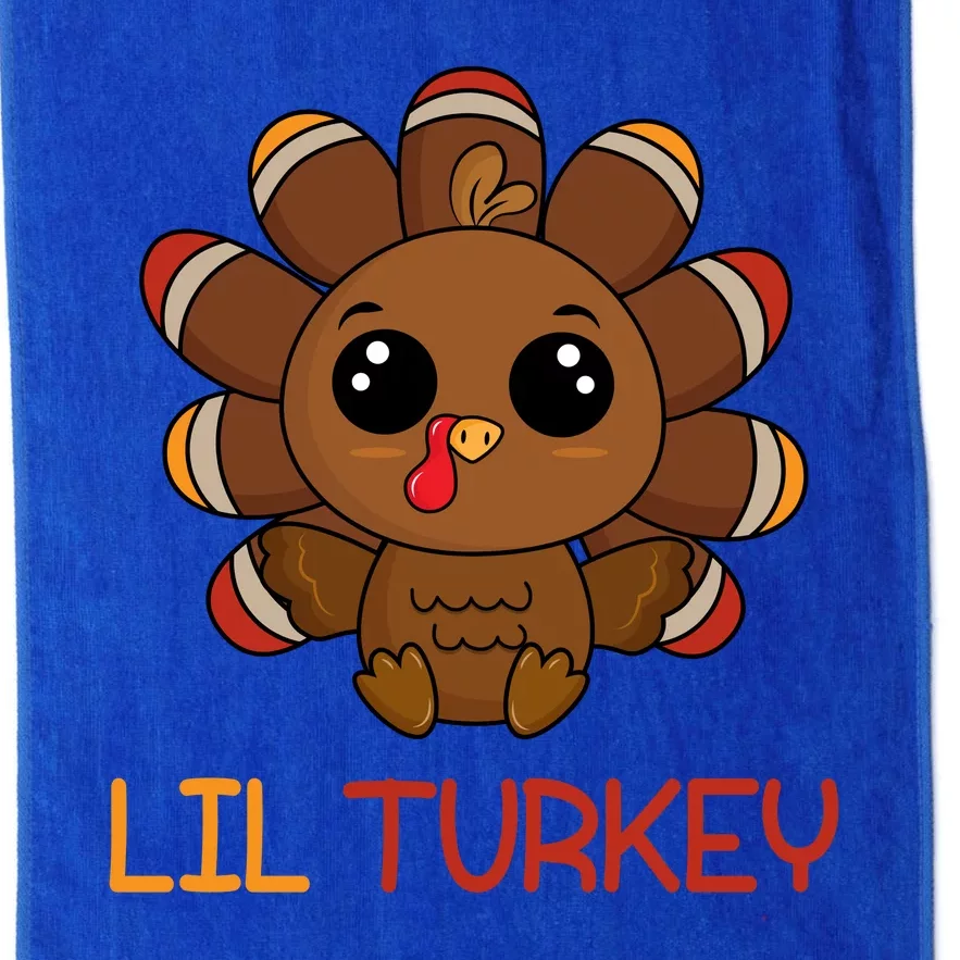 Lil Turkey Cute Thanksgiving Platinum Collection Golf Towel