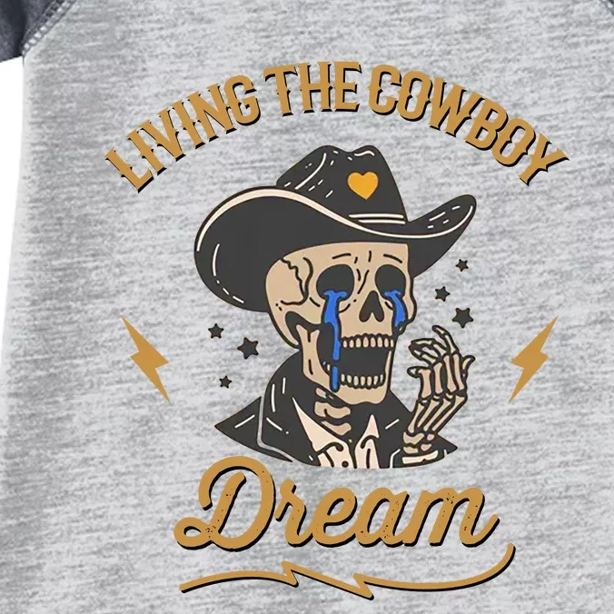 Living The Cowboy Dream Infant Baby Jersey Bodysuit