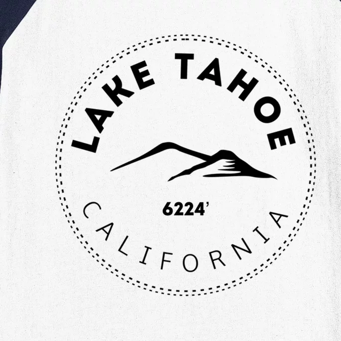 Lake Tahoe California Mountainous Gift Baseball Sleeve Shirt