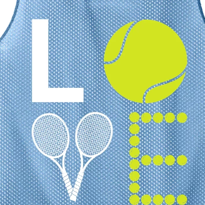 Love Tennis Cool Design For Women Men Tennis Players Mesh Reversible Basketball Jersey Tank