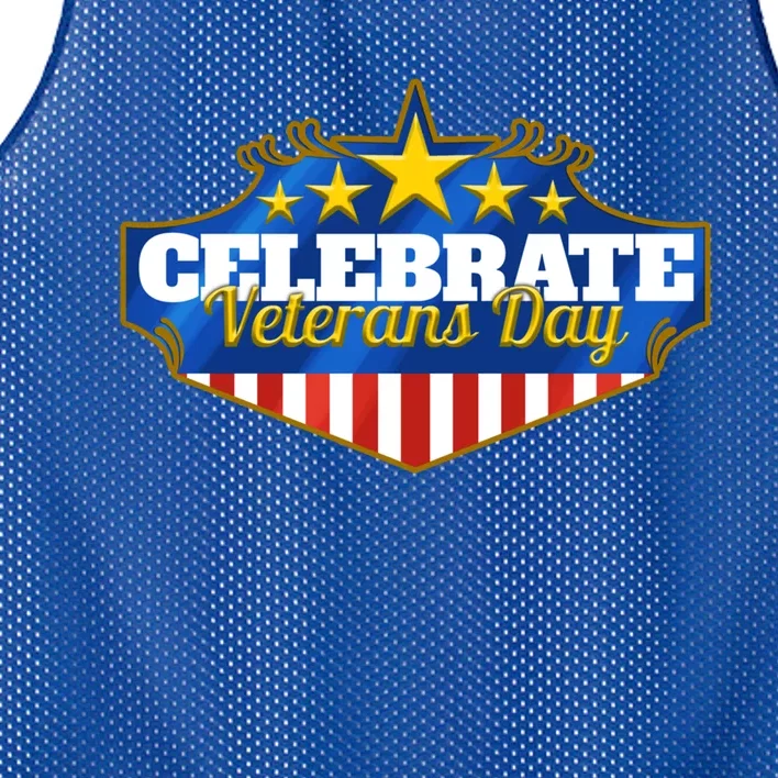 Logo To Celebrate Veterans Day Cool Gift Mesh Reversible Basketball Jersey Tank