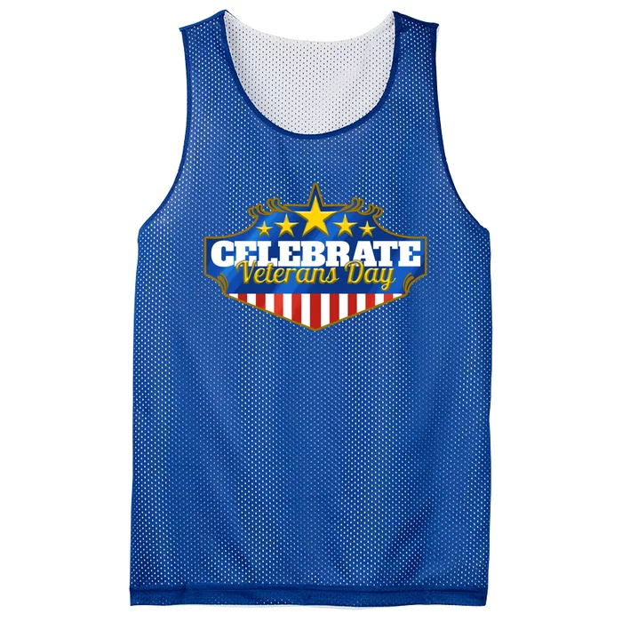 Logo To Celebrate Veterans Day Cool Gift Mesh Reversible Basketball Jersey Tank