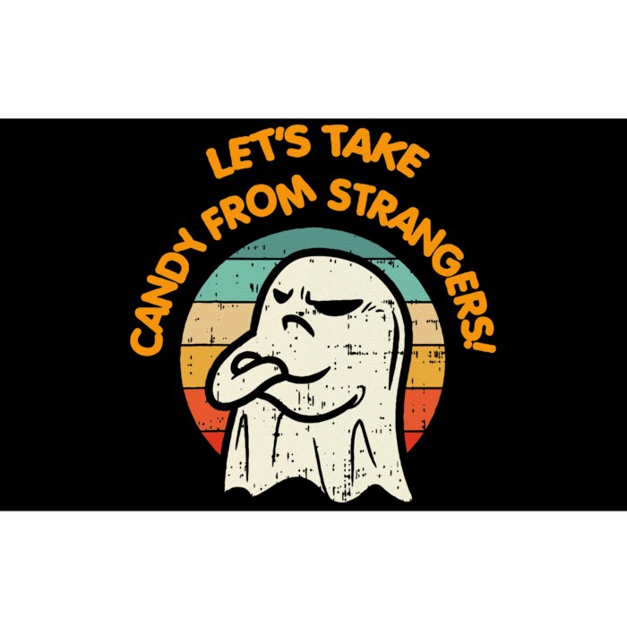 LetS Take Candy From Strangers Funny Halloween Bumper Sticker