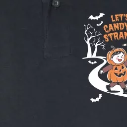 LetS Take Candy From Strangers Funny Halloween Softstyle Adult Sport Polo