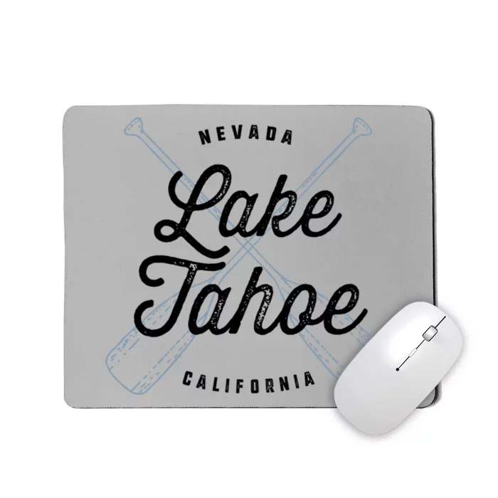 Lake Tahoe California Nevada Souvenir Gift Cool Vintage Gift Mousepad