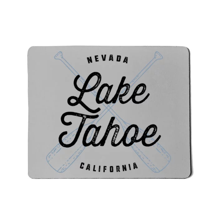 Lake Tahoe California Nevada Souvenir Gift Cool Vintage Gift Mousepad