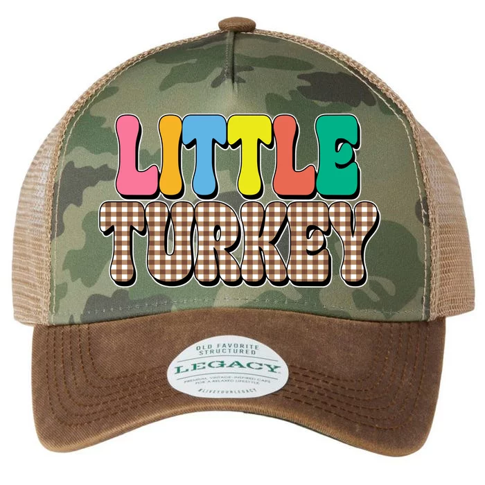 Little Turkey Cute Thanksgiving Colorful Legacy Tie Dye Trucker Hat