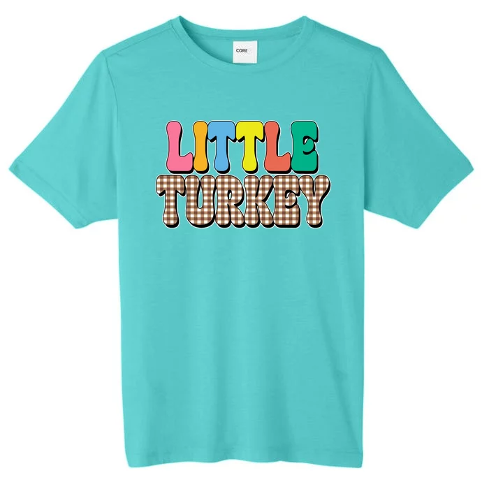 Little Turkey Cute Thanksgiving Colorful ChromaSoft Performance T-Shirt