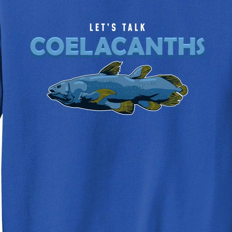 Let’s Talk Coelacanths Marine Life Fish Paleontologist Gift Sweatshirt