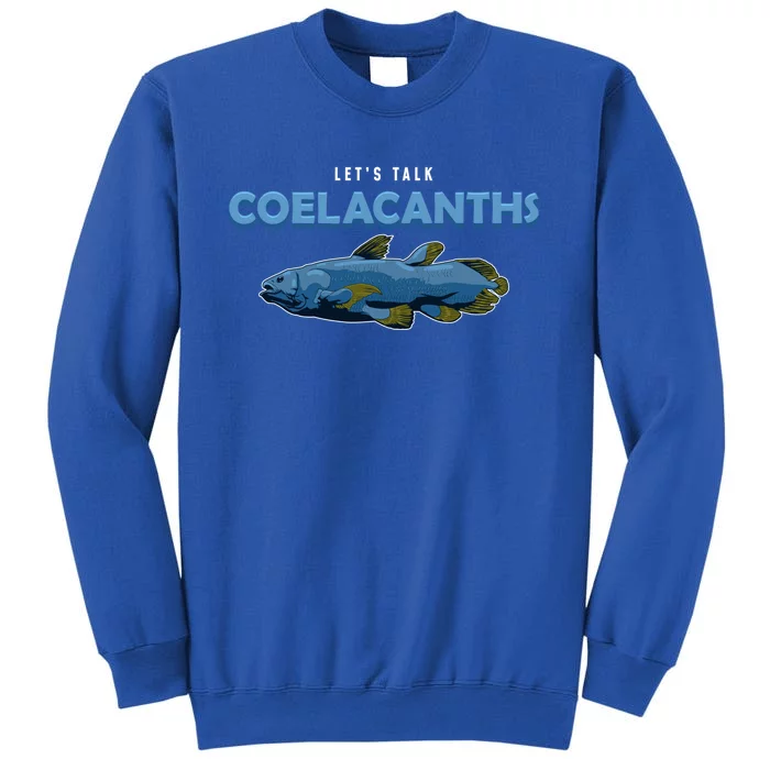 Let’s Talk Coelacanths Marine Life Fish Paleontologist Gift Sweatshirt