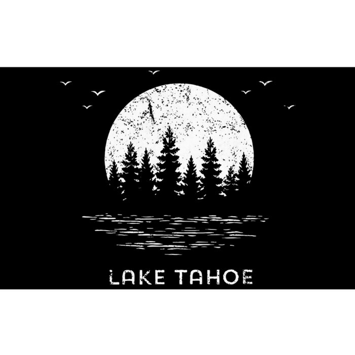 Lake Tahoe Californianevada Mountain Resort Moon Trees Bumper Sticker