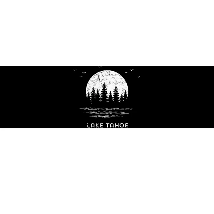 Lake Tahoe Californianevada Mountain Resort Moon Trees Bumper Sticker